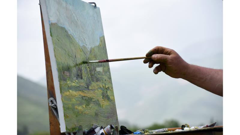 Lecturers hold plein air event in Aghavnadzor