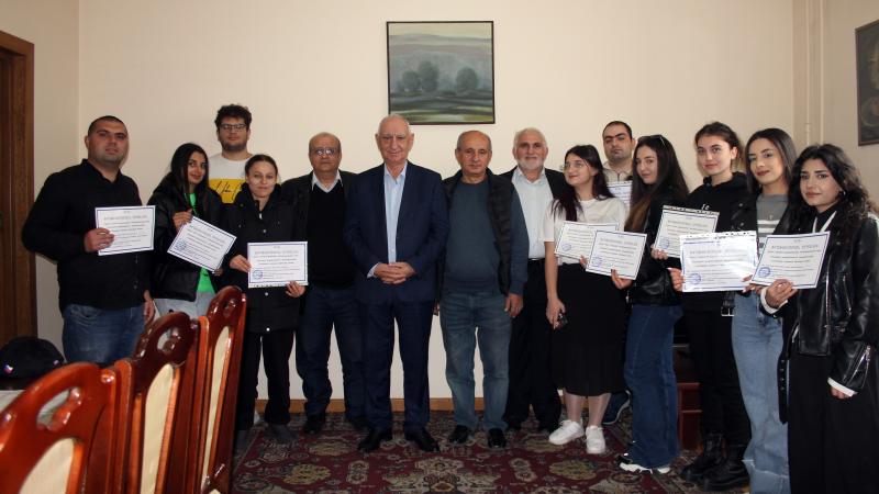 Competition participants receive certificates