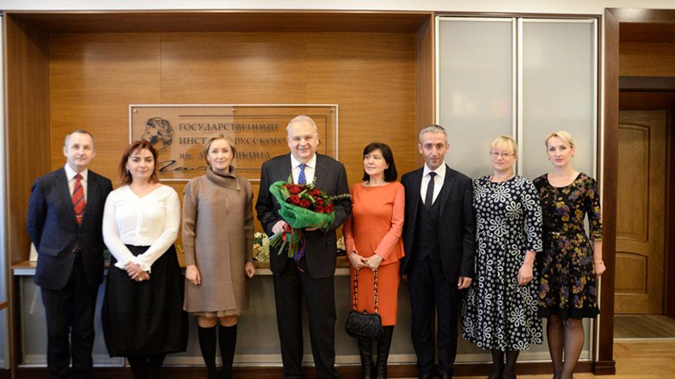 Ruben Mirzakhanyan awarded the title of Honorary Professor of Pushkin State Russian Language Institute
